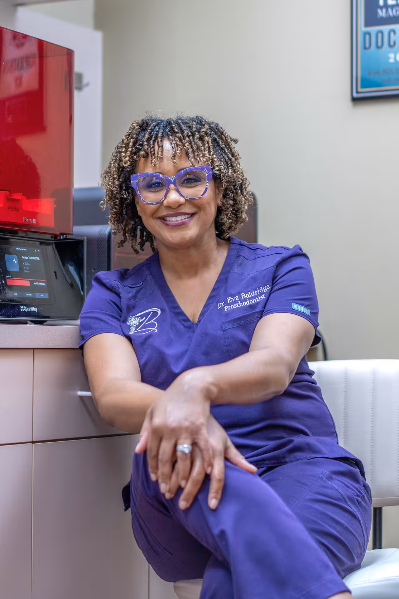 Dr. Eva Boldridge, maxillofacial prosthodontist Houston